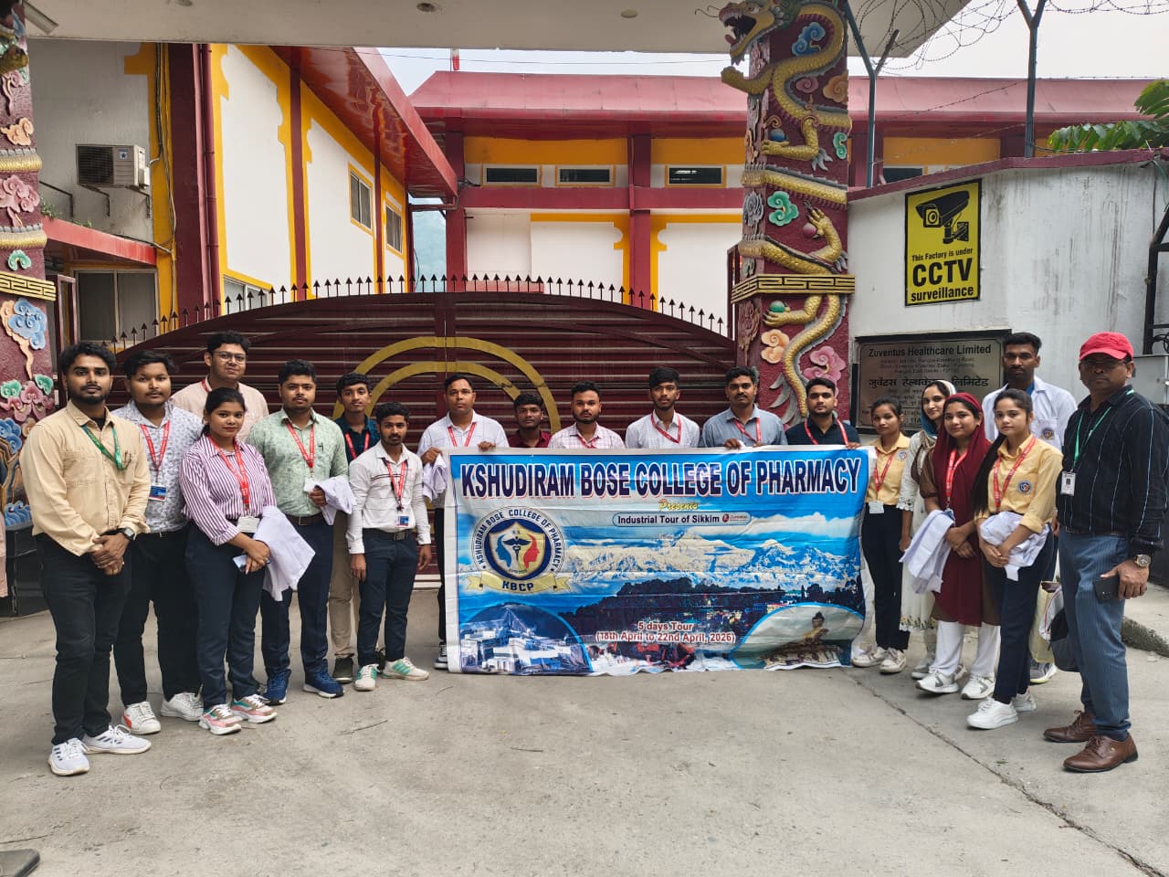 Industrial Visit to Zuventus Healthcare Ltd., Sikkim